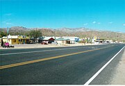 The Old Black Canyon Highway was a stagecoach route from Prescott to Phoenix built in 1860, that was known for its rough ride. Part of the highway in Black Canyon City has been paved