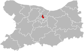 Situation of the canton of Caen-3 in the department of Calvados