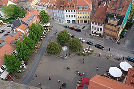 View of Wenigemarkt from the tower