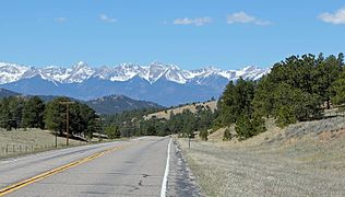 (March 2017) Colorado State Highway 96 at Hardscrabble Pass