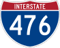 476号州际公路 marker