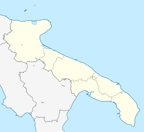 2015–16 Lega Pro is located in Apulia