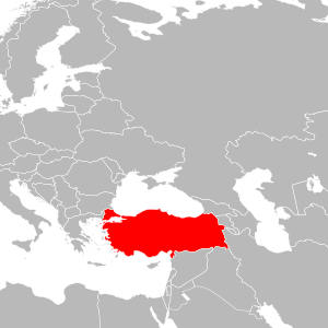 Map of Turkey