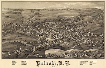 Pulaski, New York, in 1885