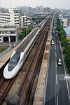 A 700-7000 series train on the Hakata-Minami Line in 2004