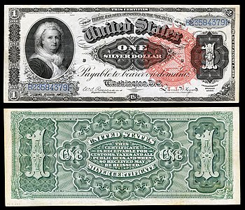 $1 (Fr.217) Martha Washington