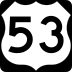 U.S. Route 53 marker