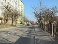 Dzhokhar Dudayev Street in Ivano-Frankivsk, Ukraine.