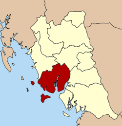 Amphoe location in Trang Province