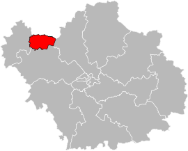 Situation of the canton of Romilly-sur-Seine in the department of Aube