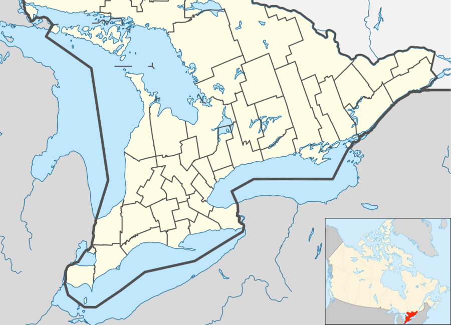 2010–11 WOAA Senior League season is located in Southern Ontario