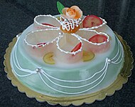 Cassata marzipan cake