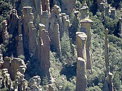 Hoodoos in Totem Canyon