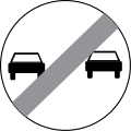 End of no overtaking