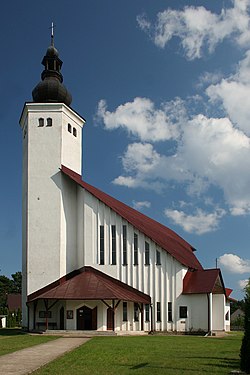 Church of Maksymilian Kolbe in the village of Gawrych-Ruda