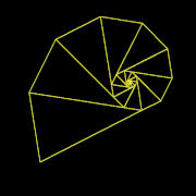 The acute golden triangle is gnomon of a octagon