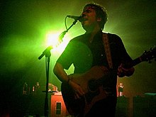 Jim Adkins of Jimmy Eat World performing at the 9:30 Club in Washington, D.C.