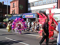 The Leicester Caribbean Carnival.