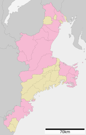 三重县行政区划在三重县的位置