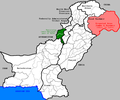 Administrative map of Pakistan