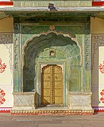 Portal, Pitam Niwas Chowk, City Palace, Jaipur, 20191218 1000 9059