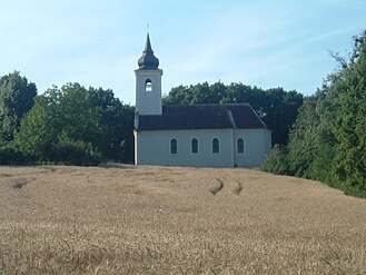 Photograph of the church in Felsőtelekes