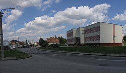 A crossroad in Trenčianske Stankovce