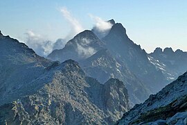 Monte Cinto from Capu Biancu