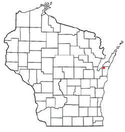 Location of Red River, Wisconsin