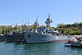 占领后港内的俄军军舰（2015年）