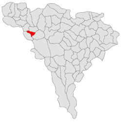 Location in Alba County