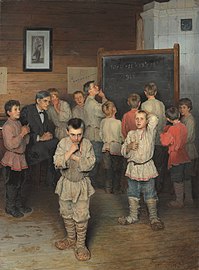 拉钦斯基学校的心算课，1895年