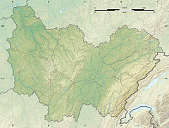 Dard (river) is located in Bourgogne-Franche-Comté