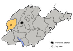 聊城市在山东省的地理位置