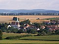 Cizkrajov – Javořice Highlands on horizon