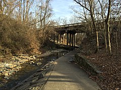 Columbia Pike bridge in 2017