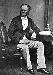 Photo of William Fothergill Cooke seated looking to his left