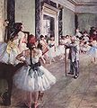 《舞蹈课》(La classe de danse)，1873年－1875年，收藏于奥塞美术馆