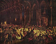 暗杀列日牧师（1829年、卢浮宫美术馆所藏） "L'Assassinat de l'évêque de Liège"