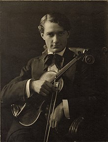 Portrait of Francesco Ferramosca with his violin