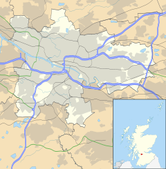 Muirend is located in Glasgow council area
