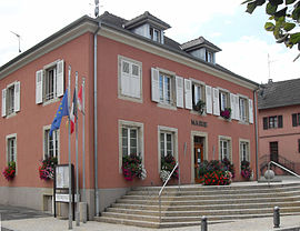 The town hall in Heimersdorf