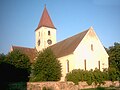 Evangelical Lutheran fortified church in Turnișor (‹See Tfd›German: Neppendorf) in Sibiu, a local landmark of the Transylvanian Landler community