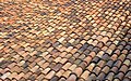 Tile roof in Milan.