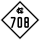 North Carolina Highway 708 marker