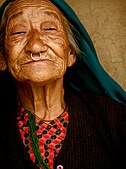 K41. Old lady in Sikkim