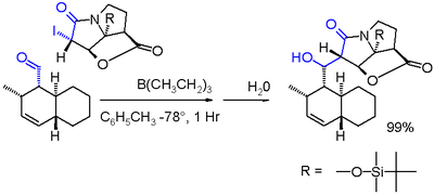 Reformatsky reaction Danishefsky variation[27]