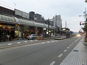 末广町电车站全貌（2012年9月）