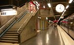 Platform and train