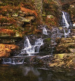 Wildcat Falls near the Susquehanna River in Hellam Township